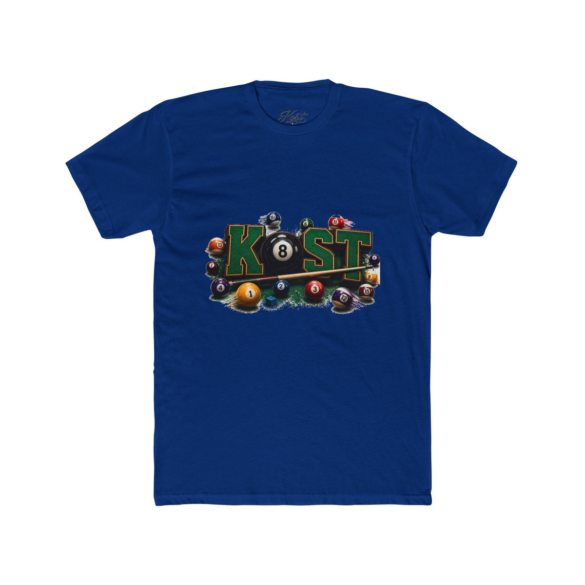 Pool Balls KOST Crew Tee — Billiards Graphic T-Shirt