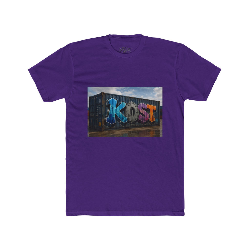 Graffiti 'Kost' Street Art Tee — Urban Container Mural T-Shirt