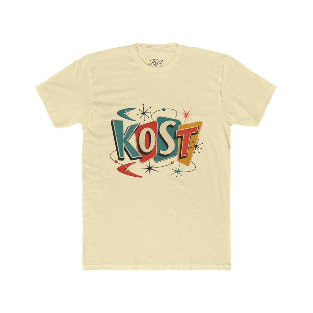 KOST Retro Vintage Logo Tee — 1950s Atomic Mid-Century Graphic T-Shirt