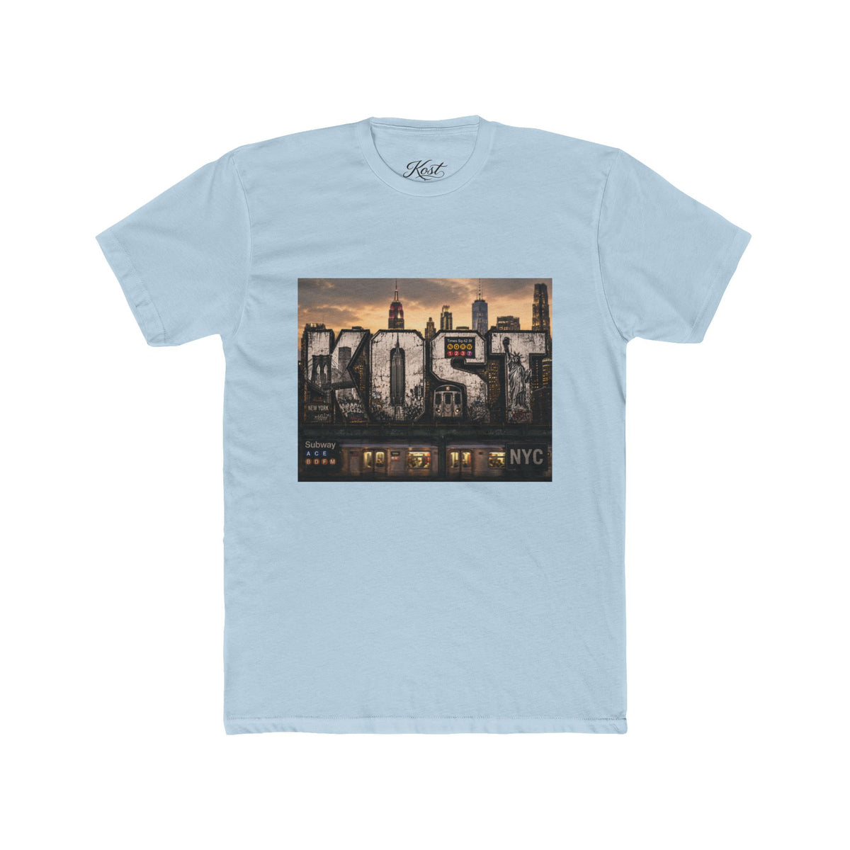 Lost NYC Skyline T‑Shirt — Urban Vintage Cityscape Tee