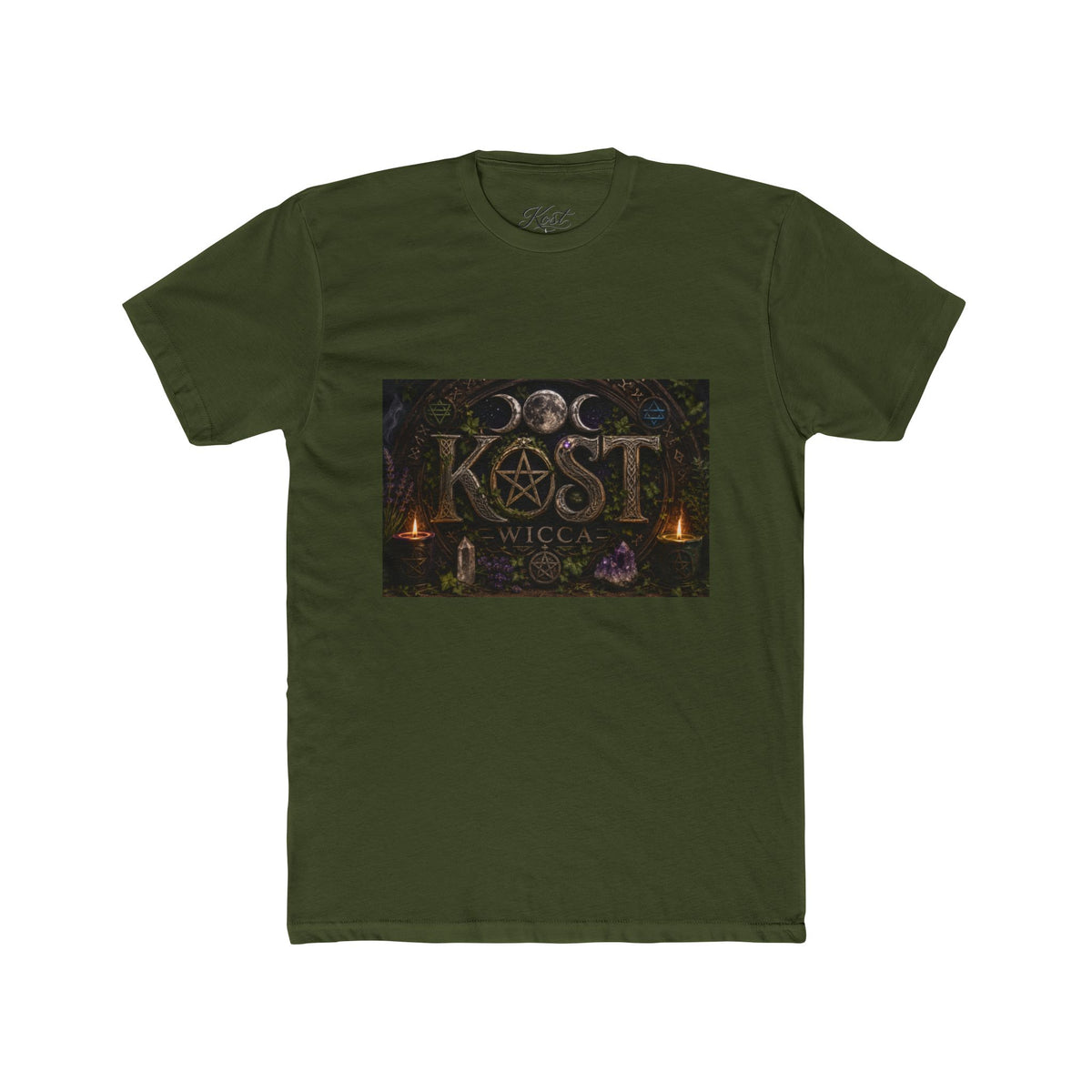 Wiccan KØST Moon Phases Graphic Tee — Pagan Witchcraft T-Shirt