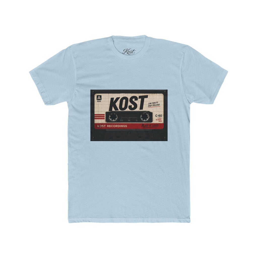 Retro Cassette Tape Tee — "KOST" Vintage Music T-Shirt