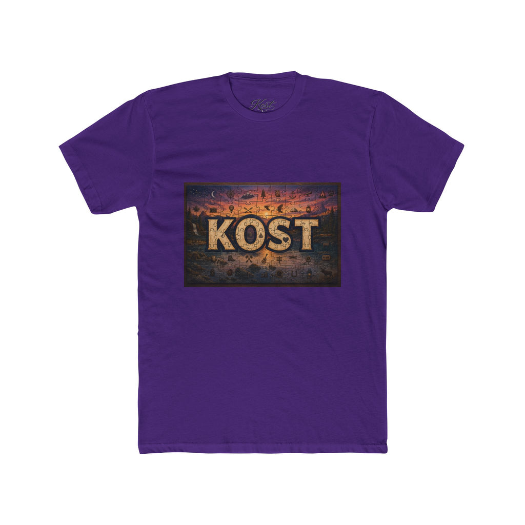 KOST Vintage Metal Sign Tee — Retro Industrial Graphic T‑Shirt