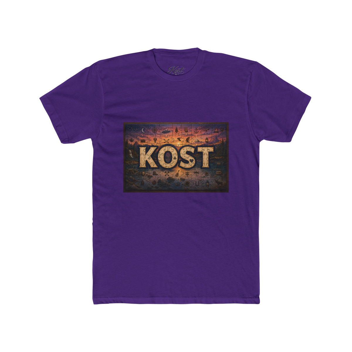 KOST Vintage Metal Sign Tee — Retro Industrial Graphic T‑Shirt