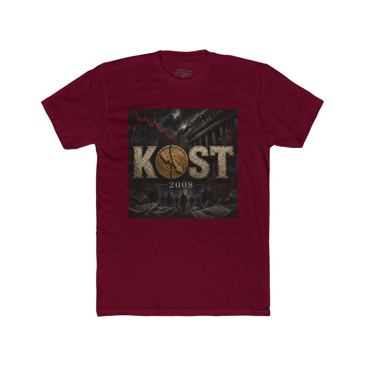 KOST 2008 Graphic Tee — Urban Vintage Basketball Logo T‑Shirt