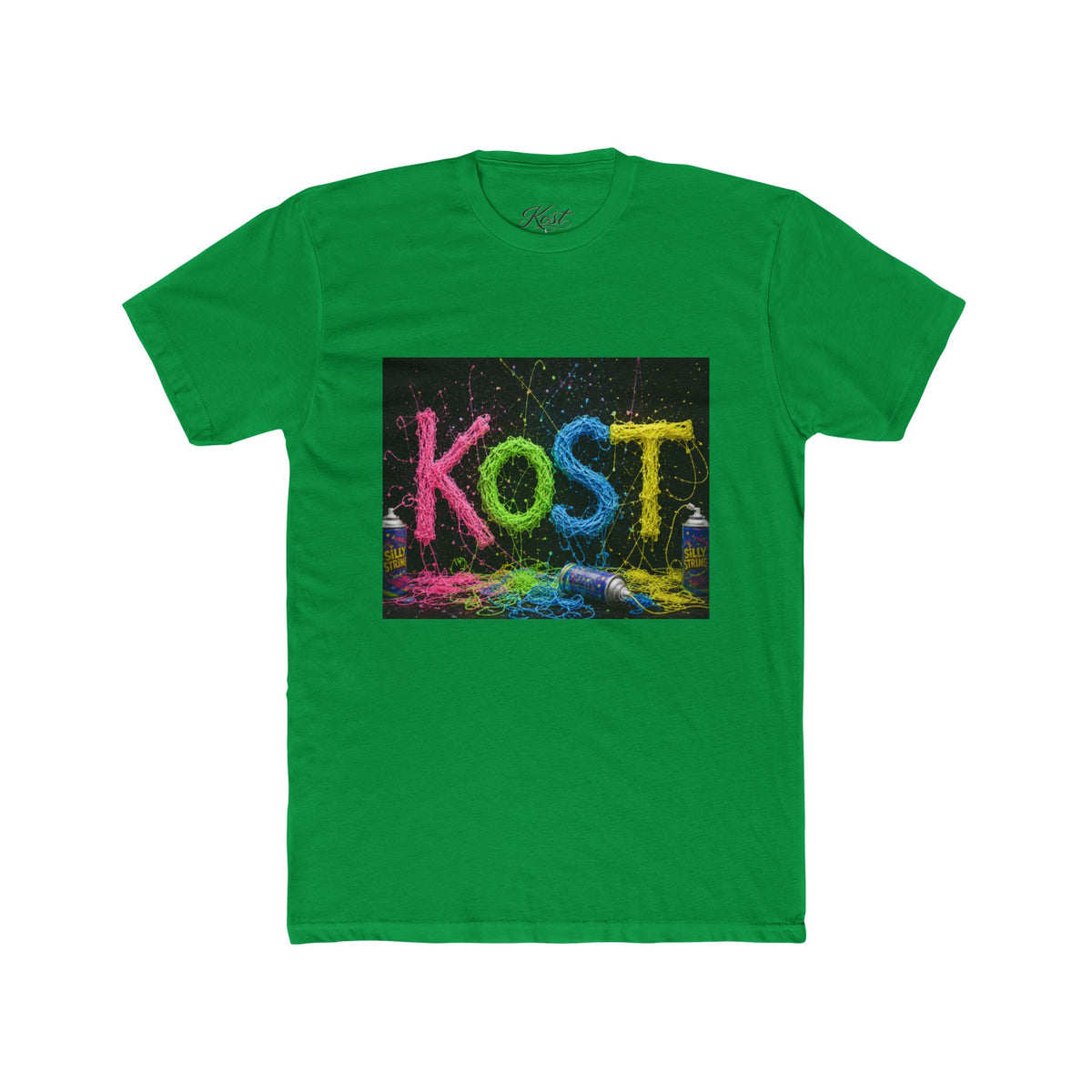 KOST Colorful Abstract Art Cotton T-Shirt