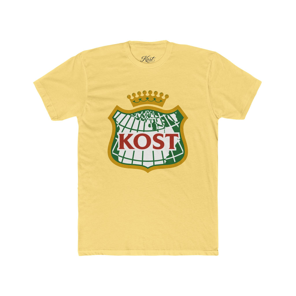 KOST Crest T‑Shirt — Vintage Crowned Globe Logo Tee