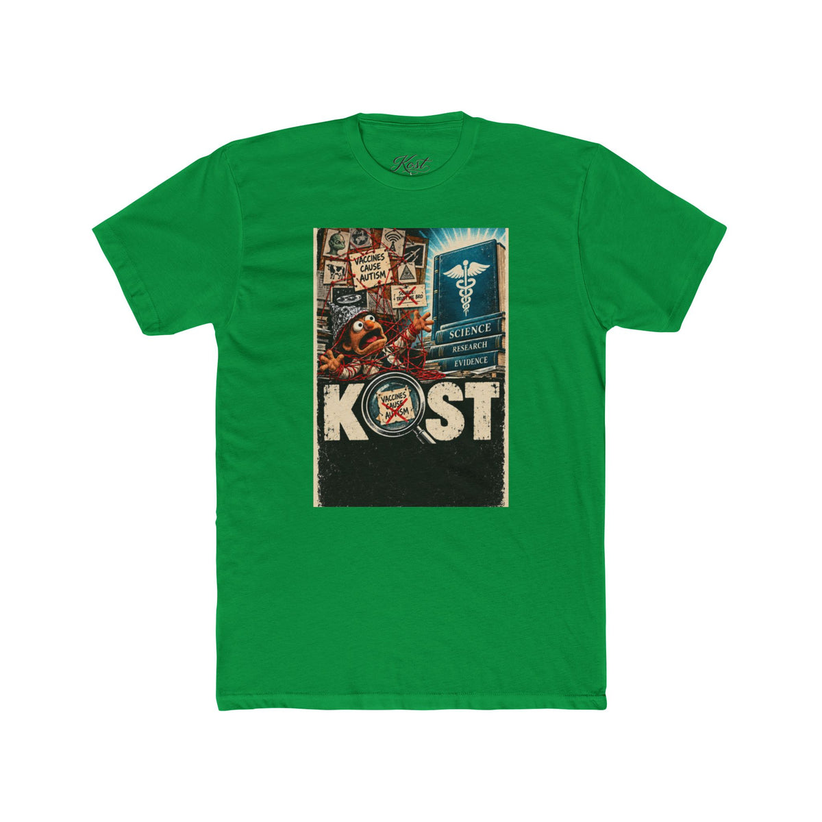 KOST Vintage Street Poster Tee — Retro Collage Graphic T-Shirt