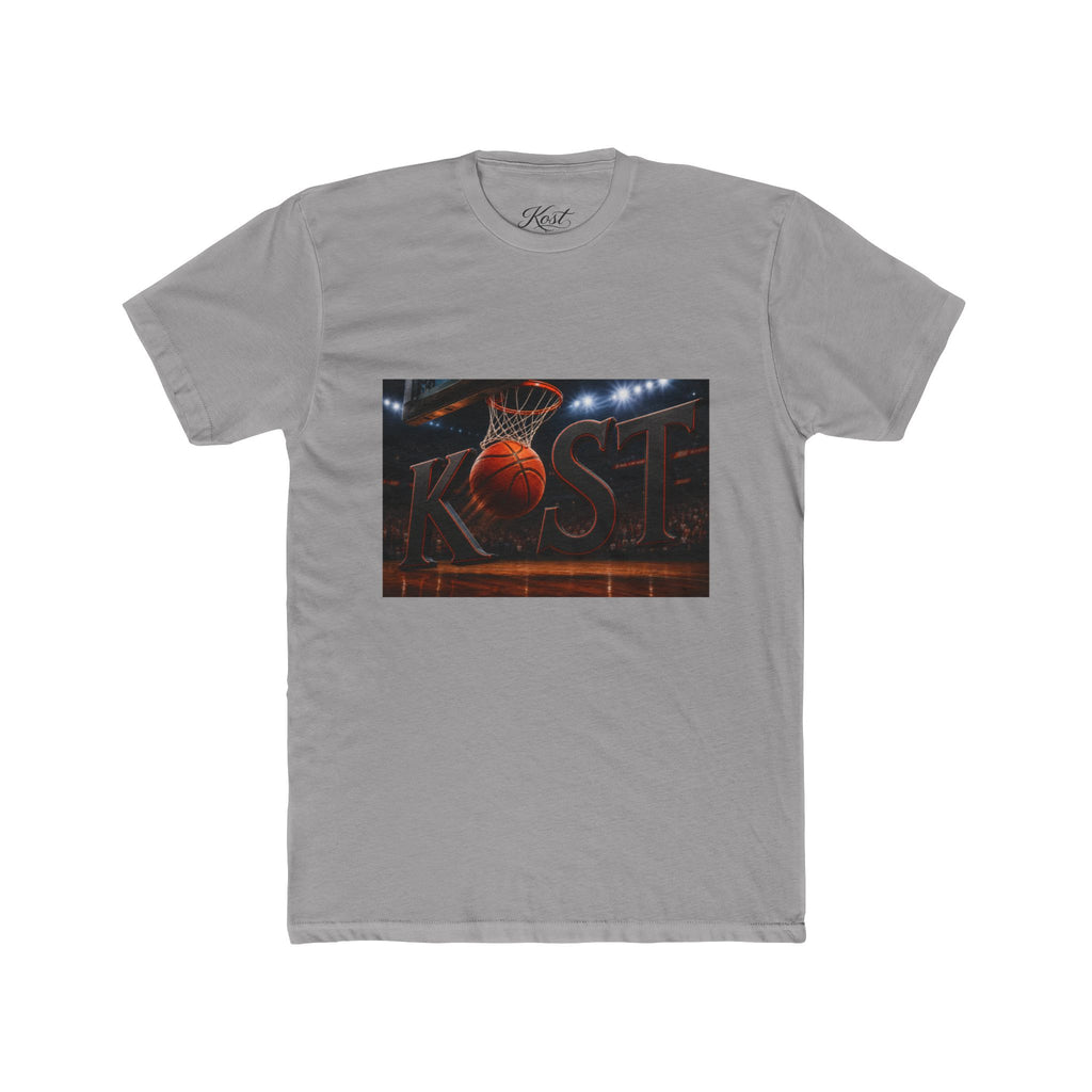 Basketball Hoop Graphic Tee — "Kobe" Dunk Design