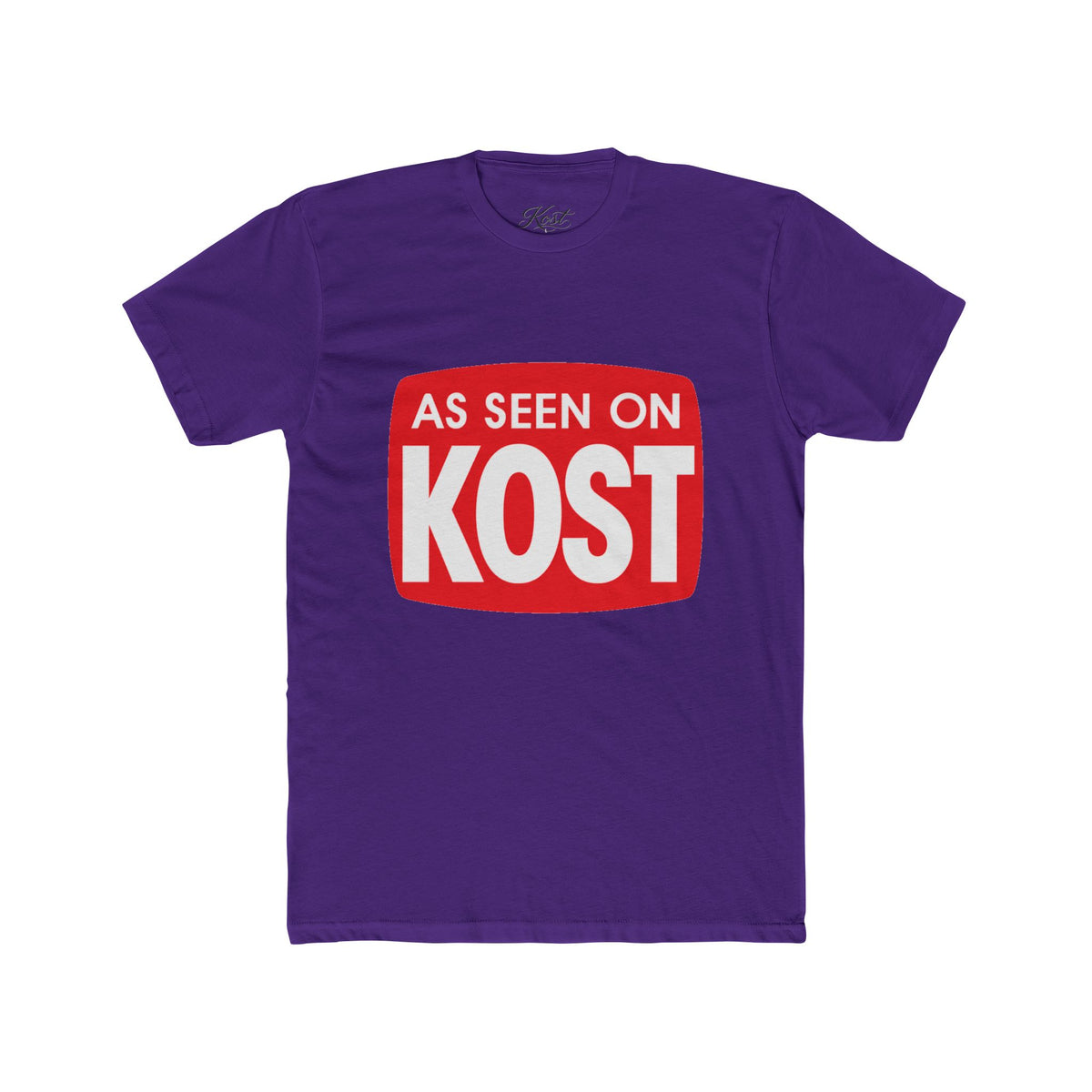 As Seen On KOST Tee — Retro Red Logo Graphic T‑Shirt