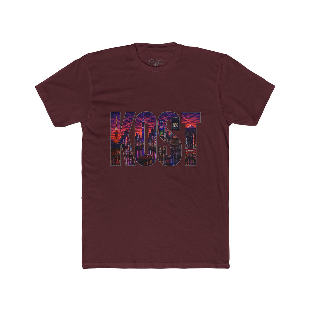 KOST Graphic Tee — Bold Cityscape Lettering T‑Shirt