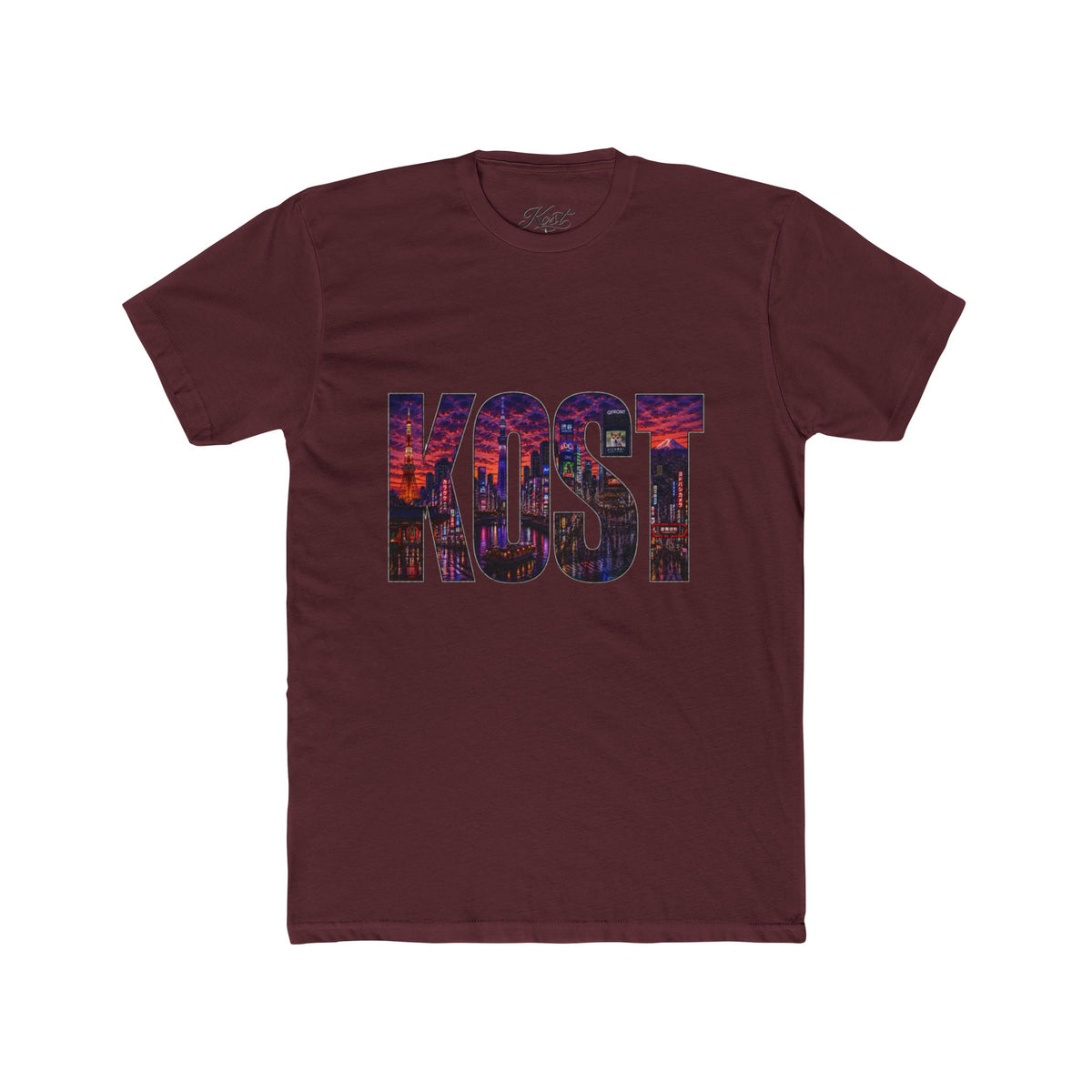 KOST Graphic Tee — Bold Cityscape Lettering T‑Shirt