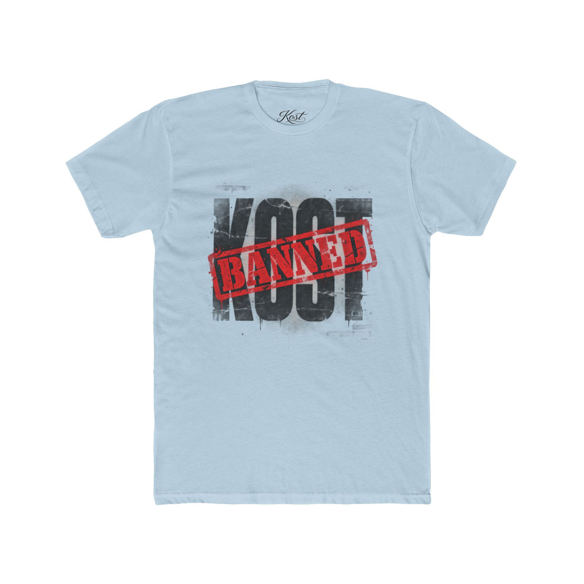 KOOT Graphic Tee — "BANNED" Stamp Distressed Streetwear T-Shirt
