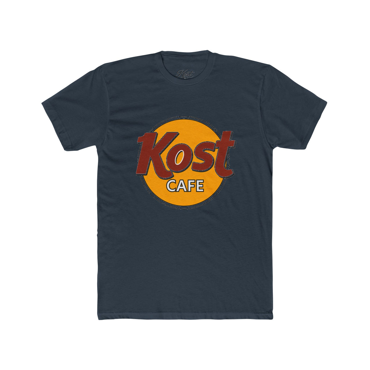 Kost Café Logo Tee — Vintage Retro Coffee Shop T-Shirt