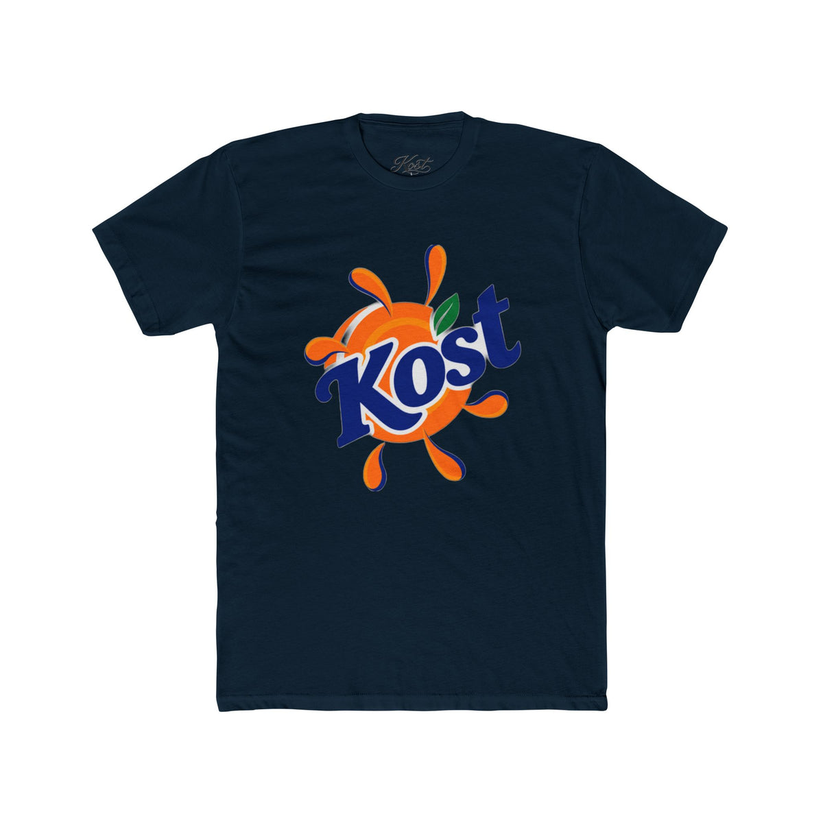 Kost Orange Splash Tee - Retro Logo Graphic T-Shirt