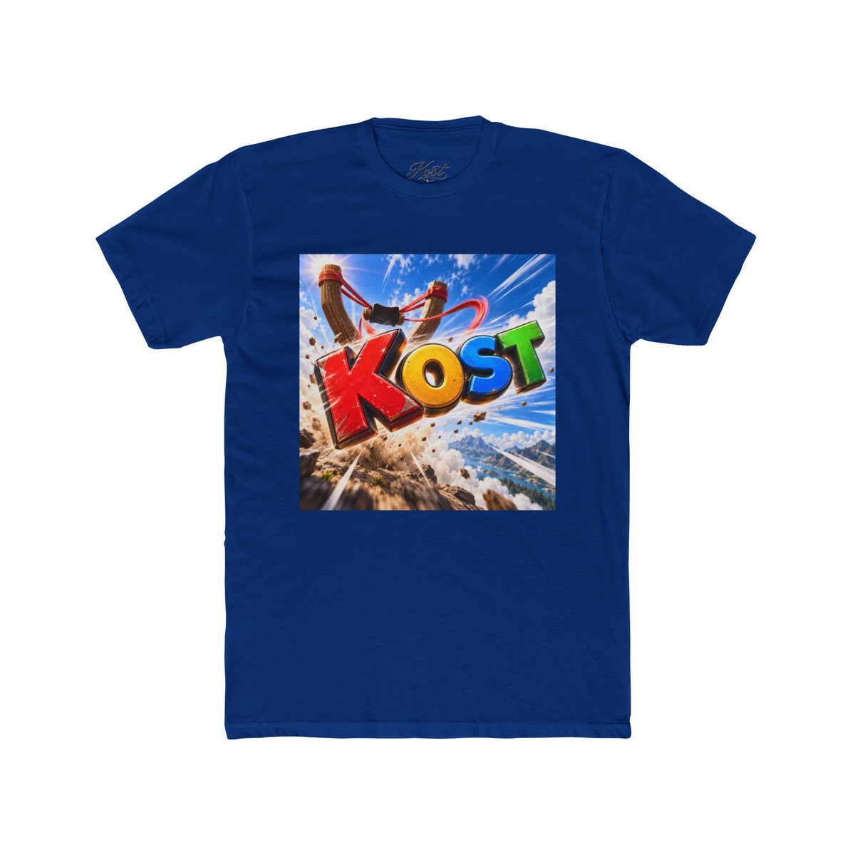 KOST Colorful Surf Graphic Tee — Beach Vibe Retro Logo T-Shirt