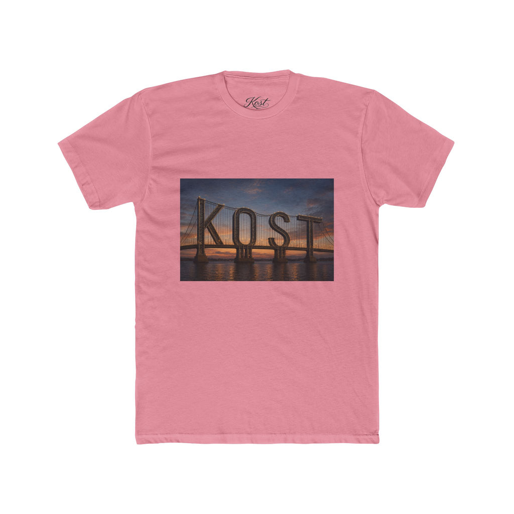Kost Bridge Sunset Tee — Scenic Photo Graphic T-Shirt