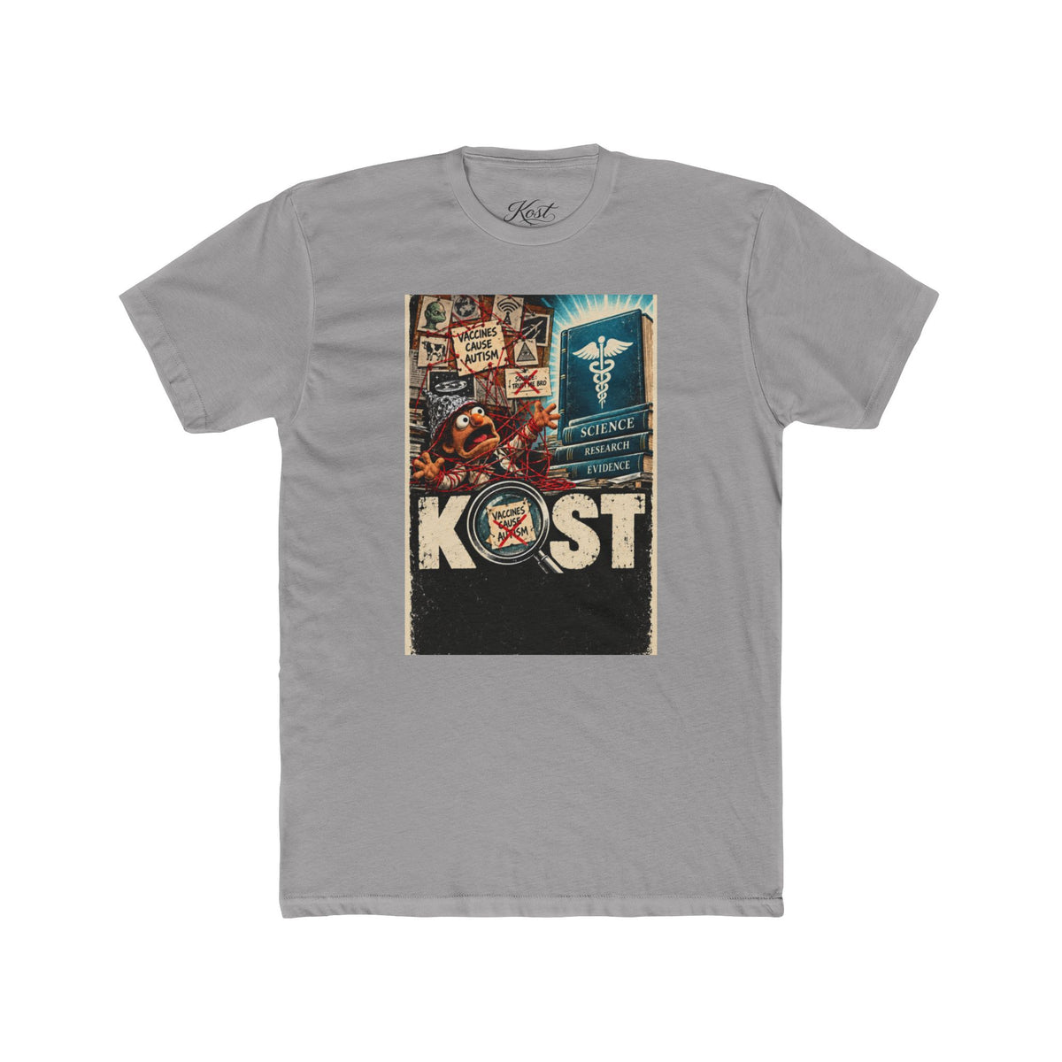 KOST Vintage Street Poster Tee — Retro Collage Graphic T-Shirt