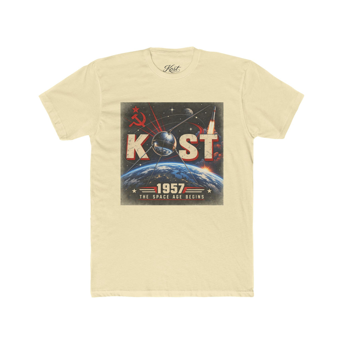Vintage Sputnik 1957 T-Shirt — Retro Space Race Graphic Tee