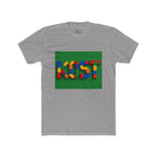 Kids Block Name Tee — Colorful Building Brick 'KOST' Graphic Shirt