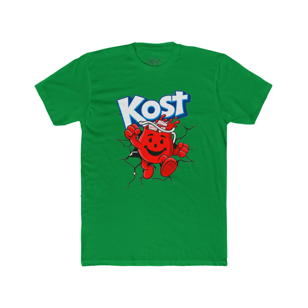 Kost Kool-Aid Inspired Retro Tee — Red Character Breakthrough Graphic T-Shirt