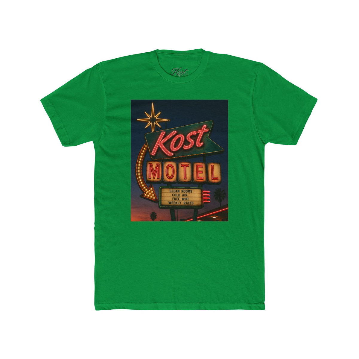 Kost Motel Vintage Roadside Sign Graphic T-Shirt
