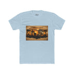 African Safari Sunset T-Shirt - Elephant & Acacia Silhouette Tee