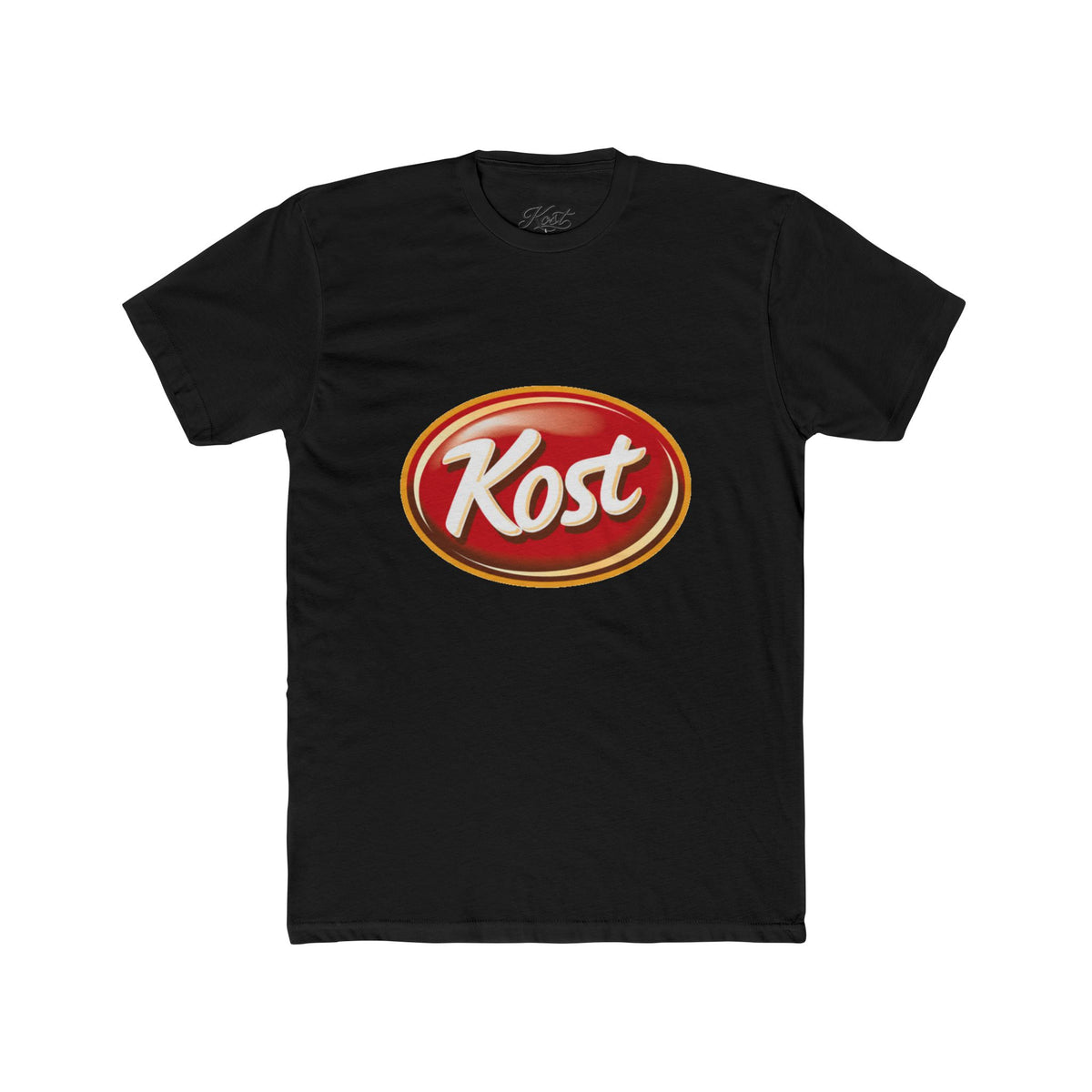 Kost Logo Tee — Retro Red Oval Graphic T‑Shirt