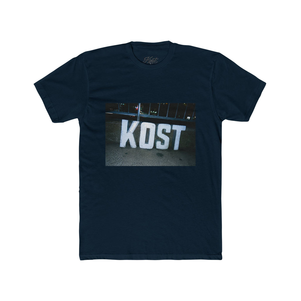KOST Logo Graphic Tee — Vintage Street Sign Photo T-Shirt