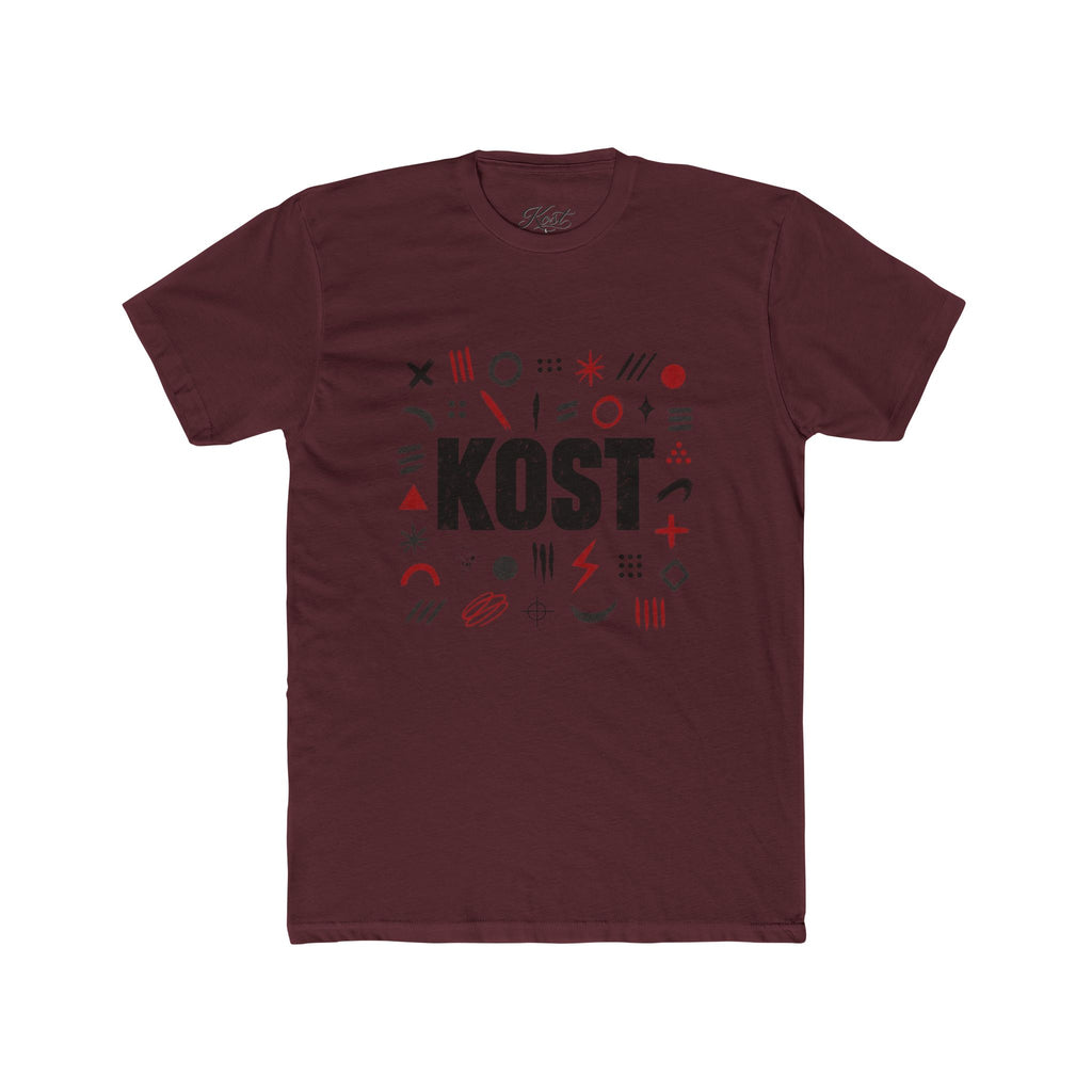 KOST Graphic Tee — Retro Geometric Logo T‑Shirt