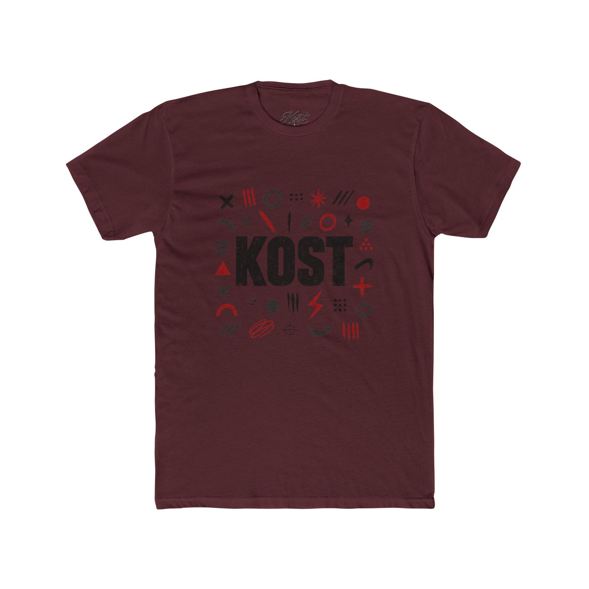 KOST Graphic Tee — Retro Geometric Logo T‑Shirt