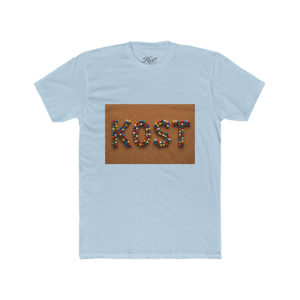 KOST Colorful Beaded Letter Graphic T-Shirt