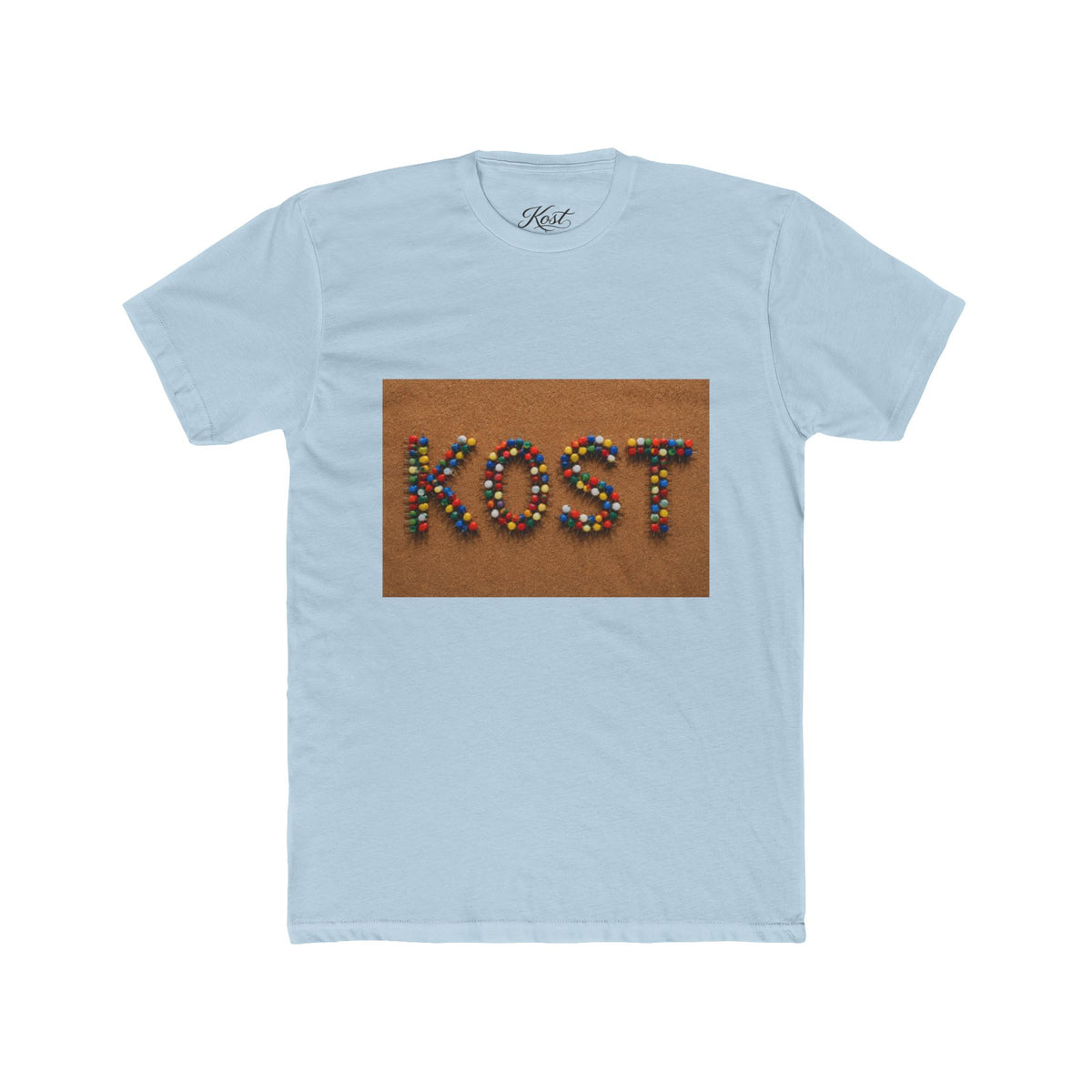 KOST Colorful Beaded Letter Graphic T-Shirt