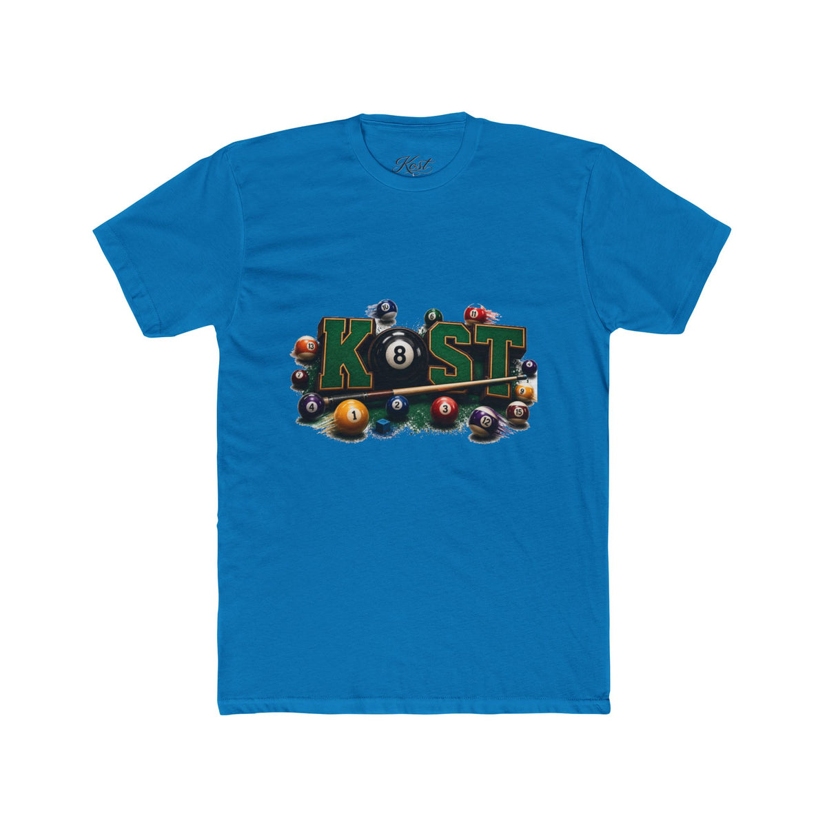 Pool Balls KOST Crew Tee — Billiards Graphic T-Shirt