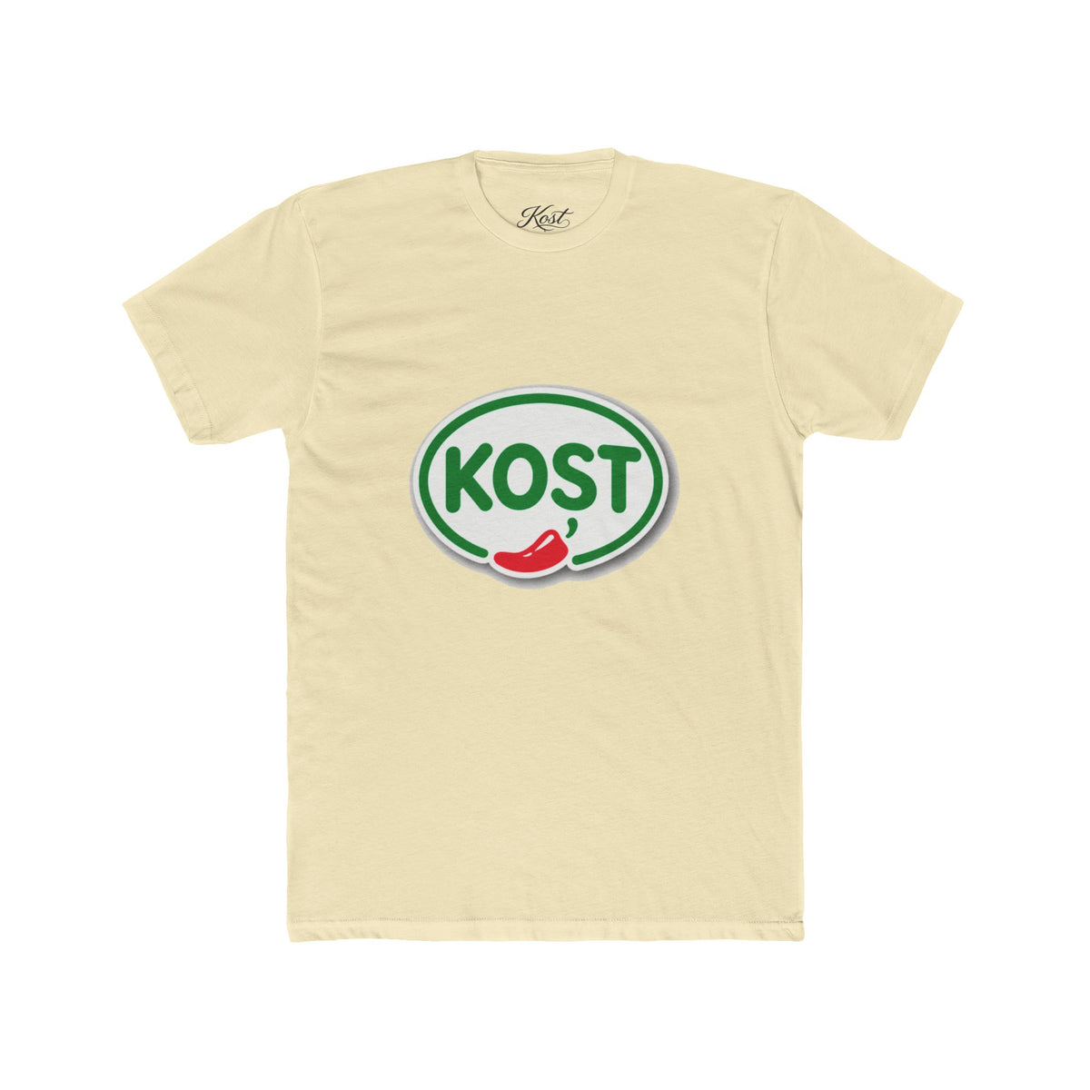 KOST Logo Tee — Retro Chili Pepper Graphic T-Shirt