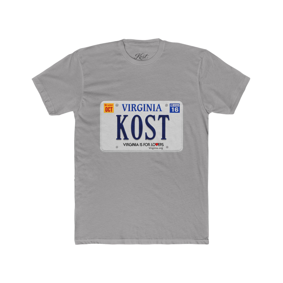 Virginia License Plate 'KOST' T-Shirt