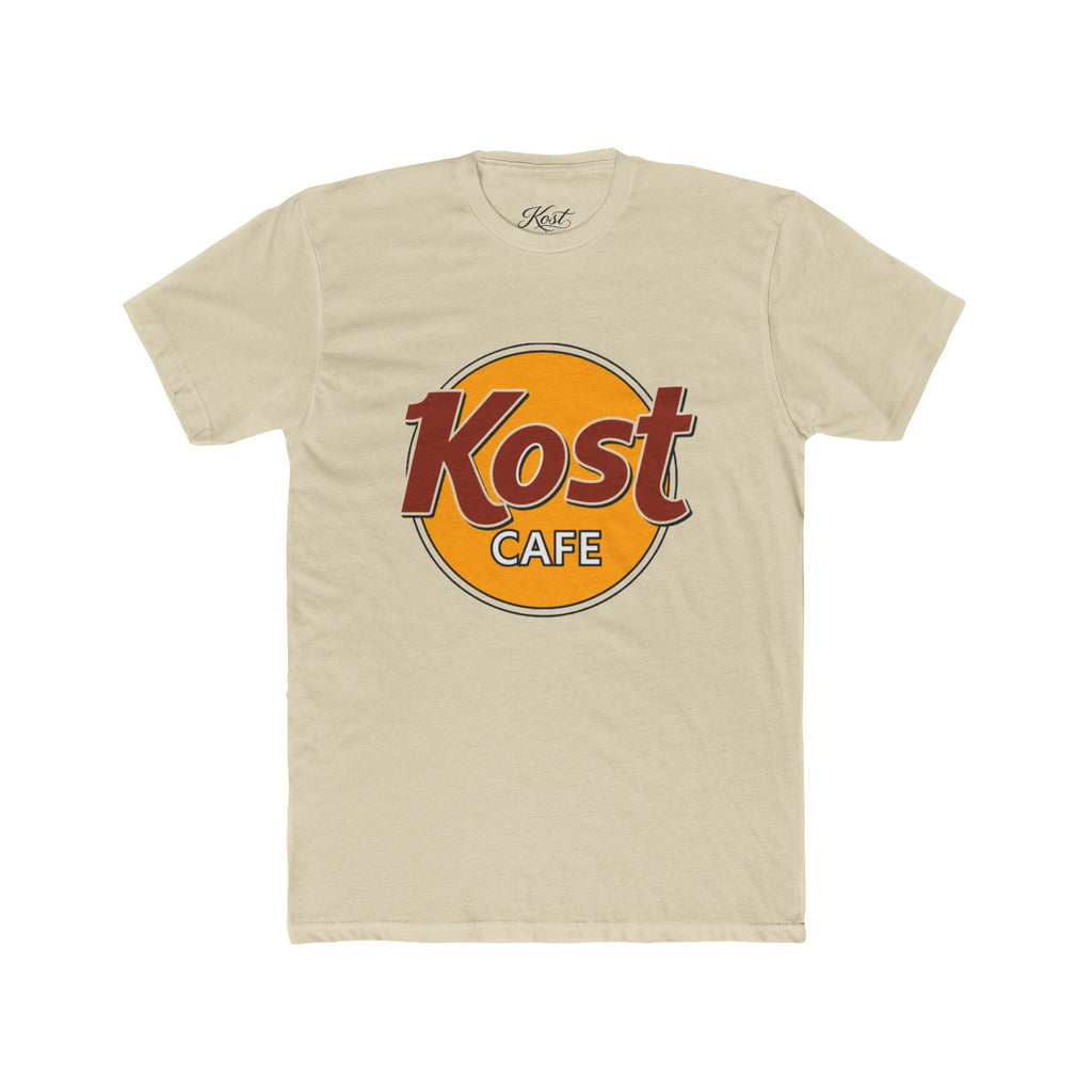 Kost Café Logo Tee — Vintage Retro Coffee Shop T-Shirt