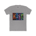 KOST Colorful Smoke Graphic Tee — Vibrant Abstract Lettering T-Shirt