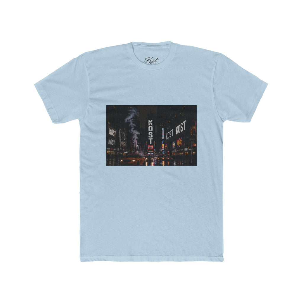 City Nightscape Tee — 'Lost' Neon Street Photography Shirt
