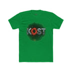 Lost Distressed Graphic Tee — 'LOST' Red & Blue Vintage Smoke Design