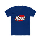 Kost Logo Tee — Retro Red Oval Graphic Cotton T‑Shirt