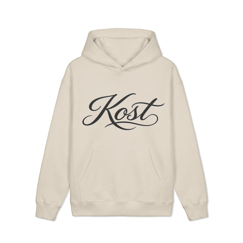 Kost Script Hoodie — Vintage Calligraphy Pullover
