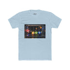 Newton's Cradle Kinetic Art Tee — 'Kest' Logo Graphic Cotton Shirt