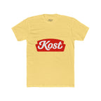 Kost Logo Tee — Retro Red Script Graphic T-Shirt