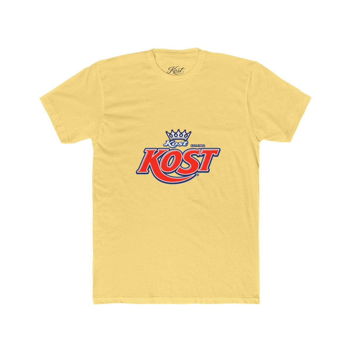 KOST Retro Logo Tee — Classic Crowned Graphic Cotton T-Shirt