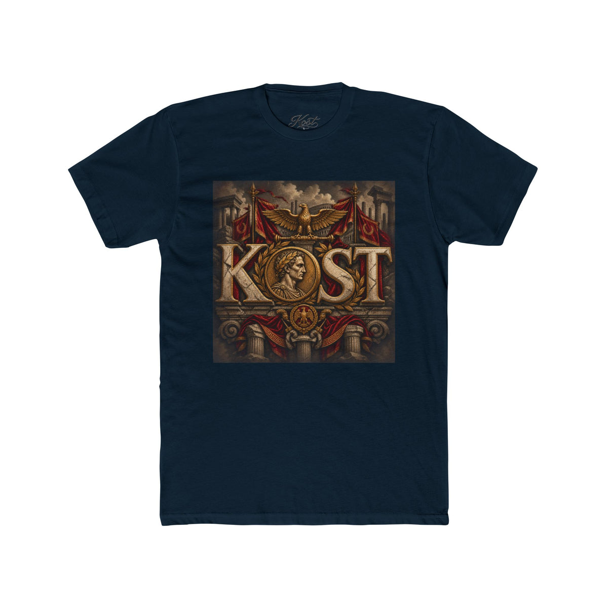 Kost Vintage Crest T‑Shirt — Retro Medieval Logo Tee