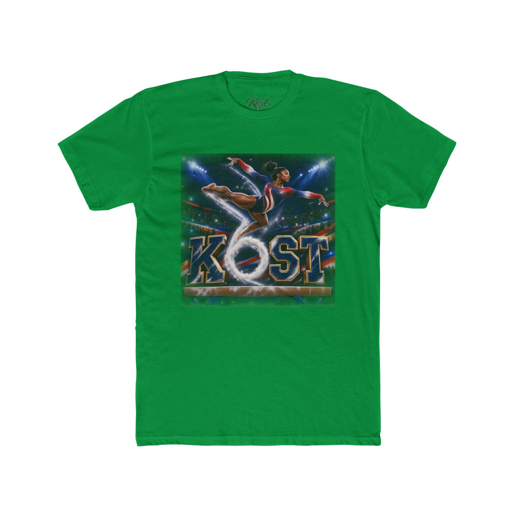 Surfing Skateboarder Graphic Tee — "KOST" Retro Skate Skatepark Shirt