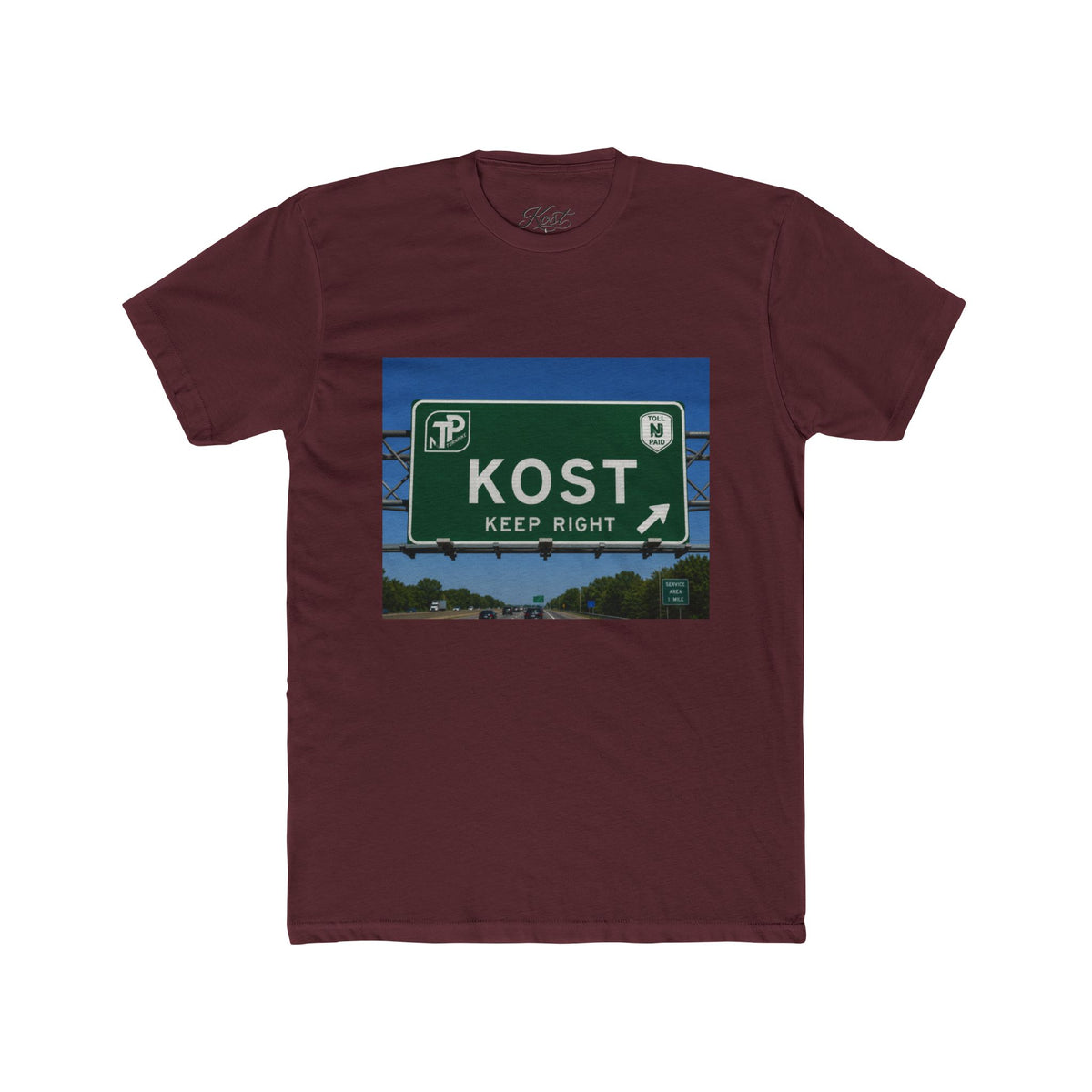 KOST Keep Right Road Sign T-Shirt