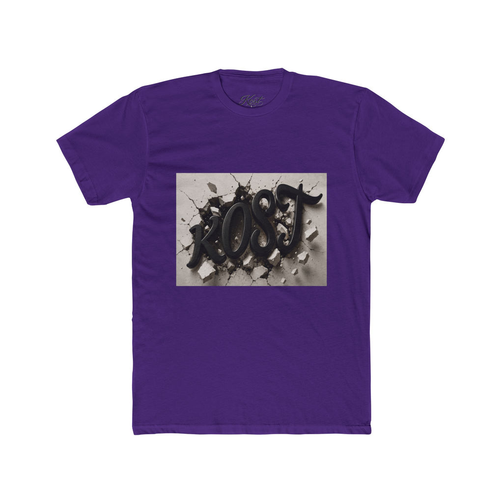Abstract Black Brushstroke Art T‑Shirt