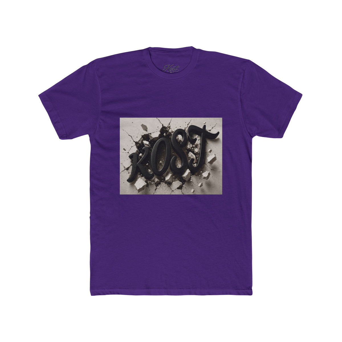Abstract Black Brushstroke Art T‑Shirt